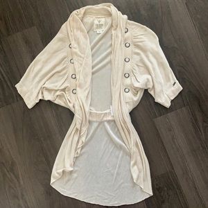 GUESS Grommet Cardigan/Shrug